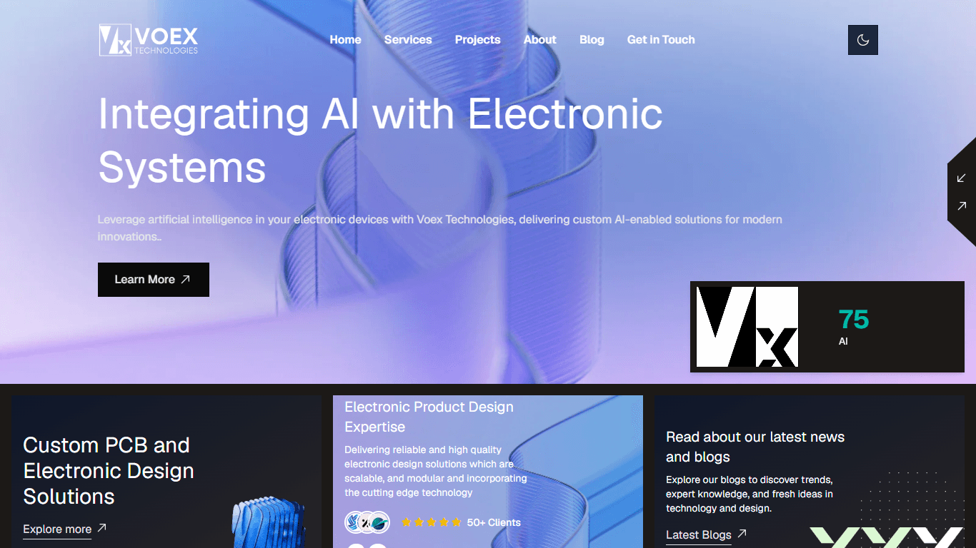 VOEX Technologies – AI & Embedded Electronics