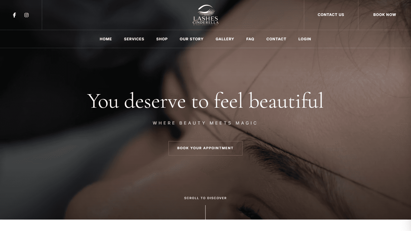 Lashes Cinderella – Luxury Salon & E-Commerce